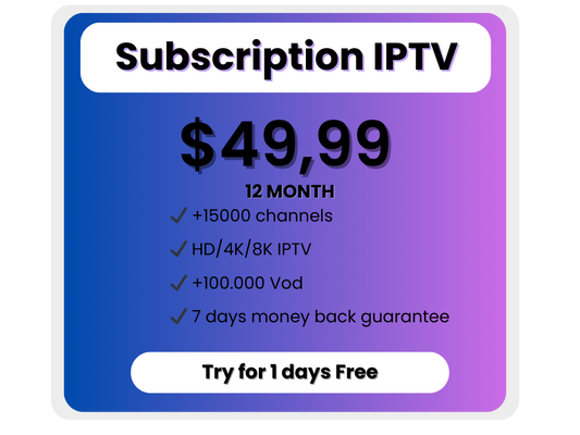 IPTV SMARTERS PRO Abonnement